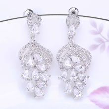 Nouveau concepteur grandes boucles d&#39;oreilles en argent sterling pour le bal